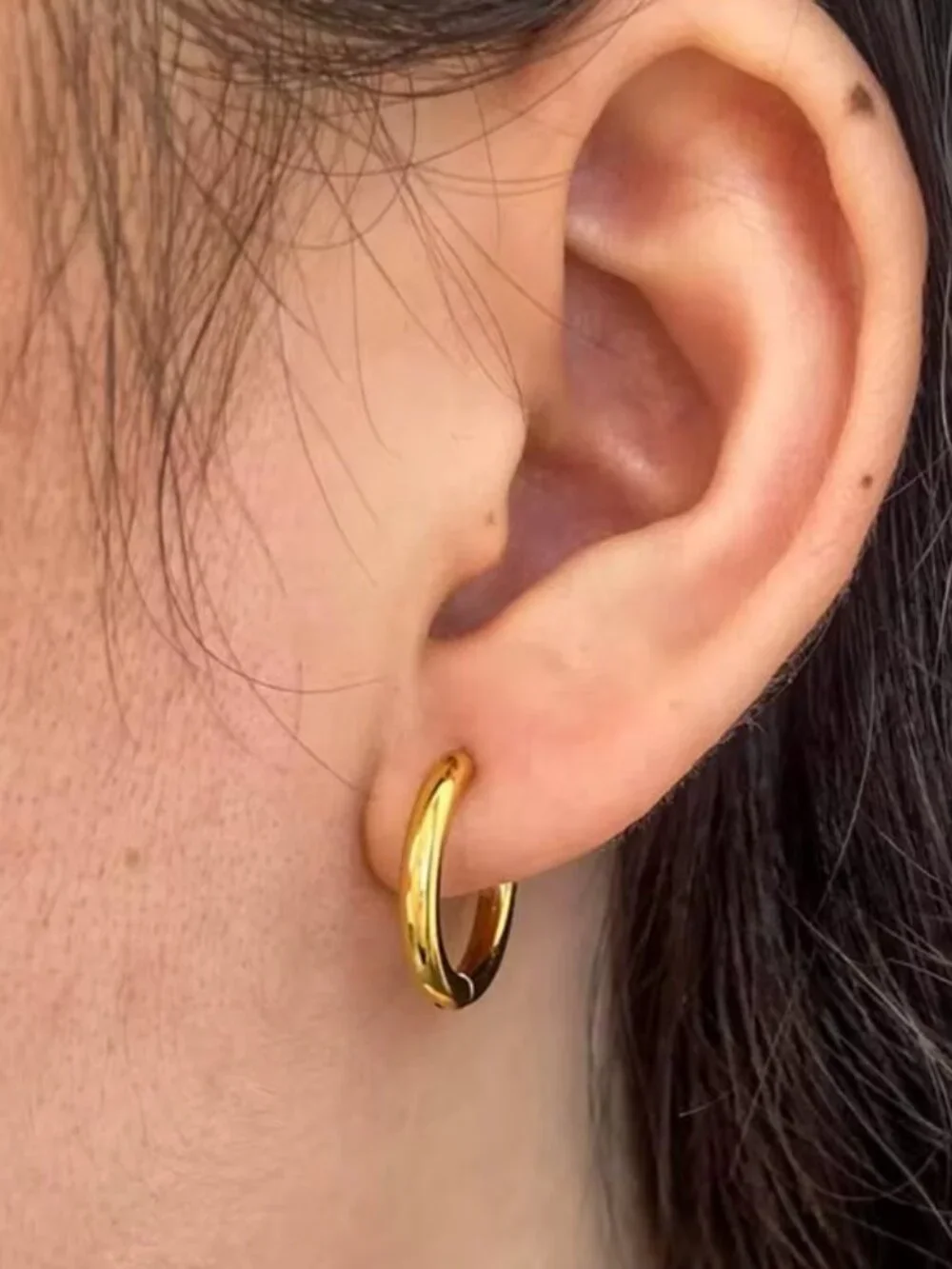 Gold Mini Hoop Earrings
